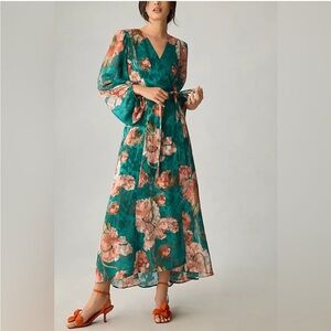 Anthropologie Hutch wrap dress SZ MP